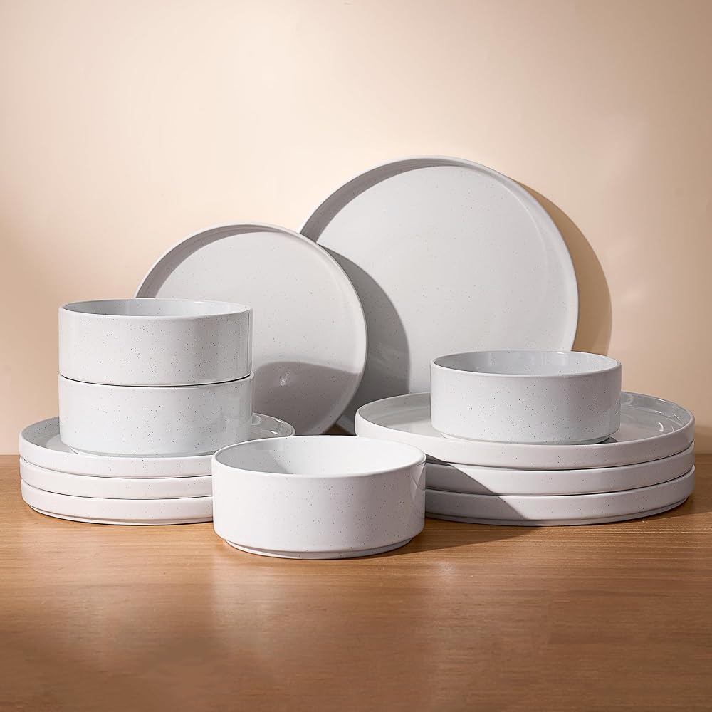 Nebula Dinnerware Set, 12-Piece, White