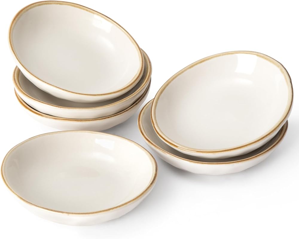 Ocean Soy Sauce Dishes, Set of 6